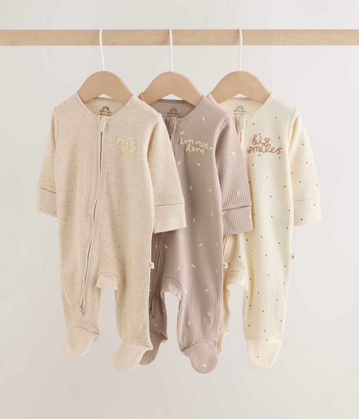 Next 3-Pack Sleepsuits