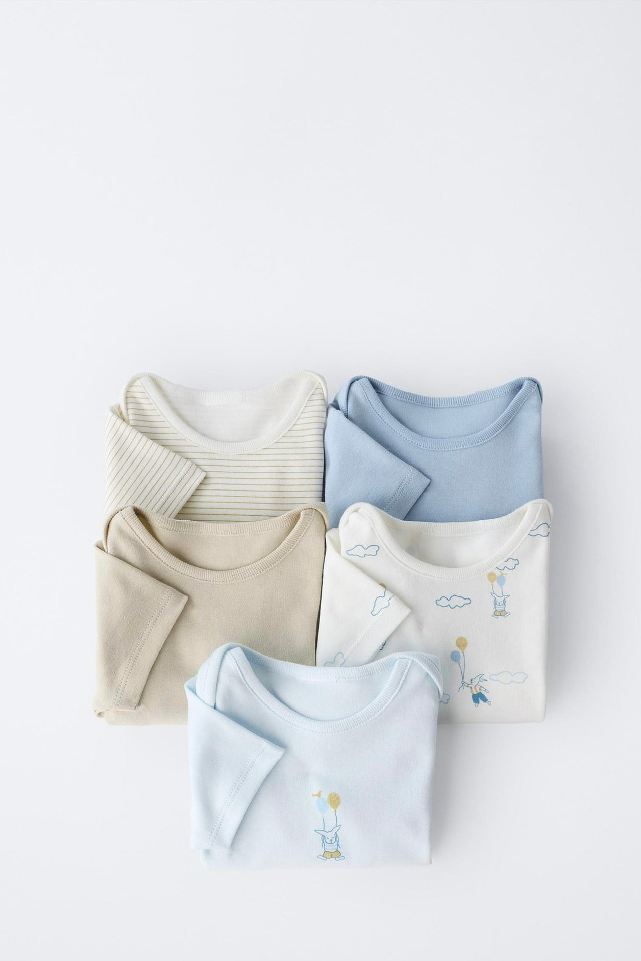 Zara 5 Pack Short Sleeve Bodysuits