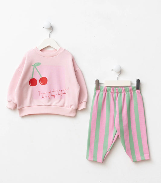 Sage Cherry Set