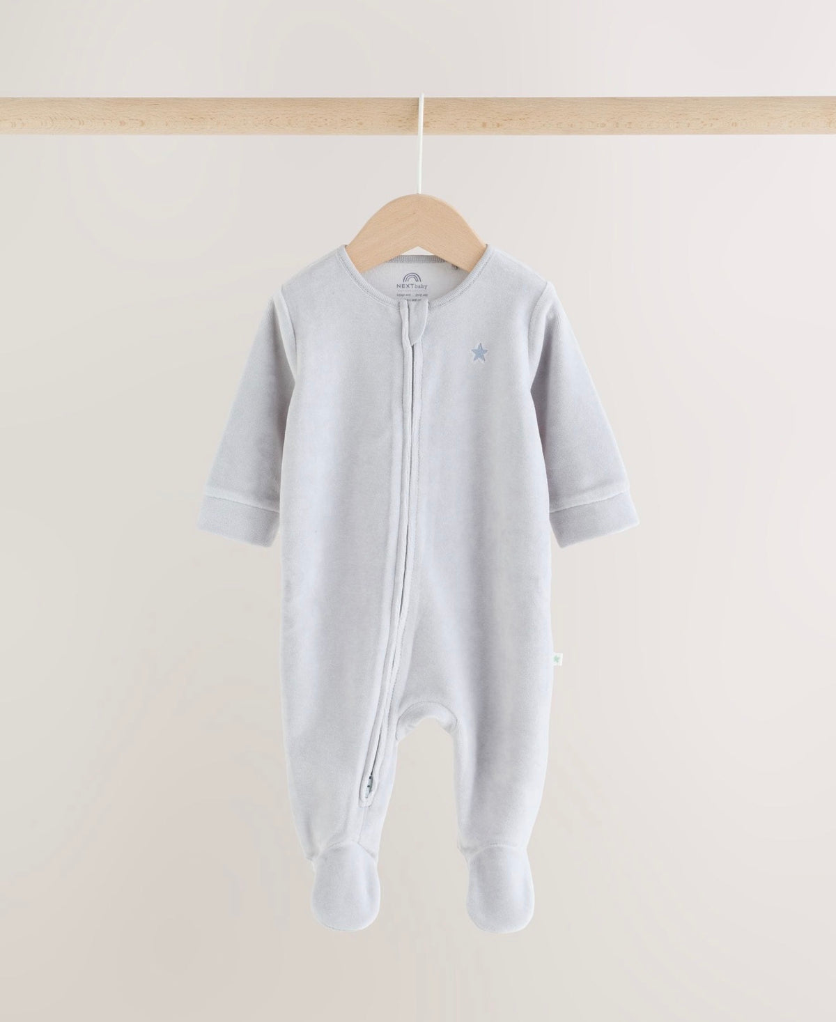 Next 2-Pack Velour Sleepsuit