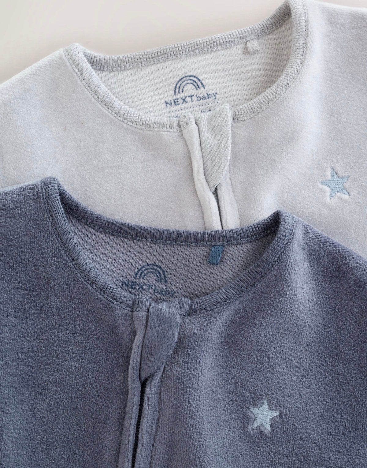 Next 2-Pack Velour Sleepsuit