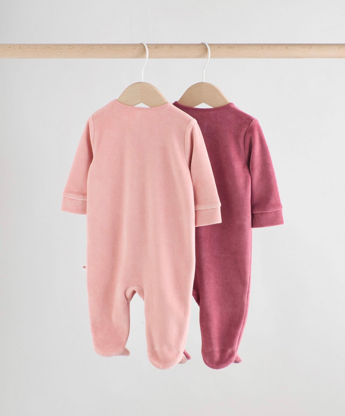 Next 2-Pack Velour Sleepsuit