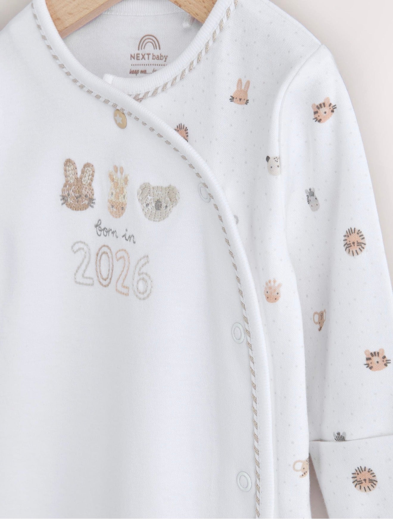 Next Born in 2026 sleepsuit