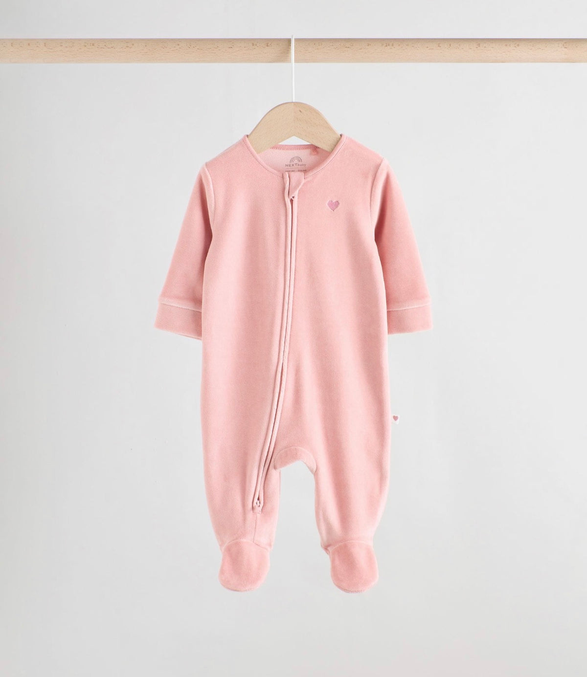 Next 2-Pack Velour Sleepsuit