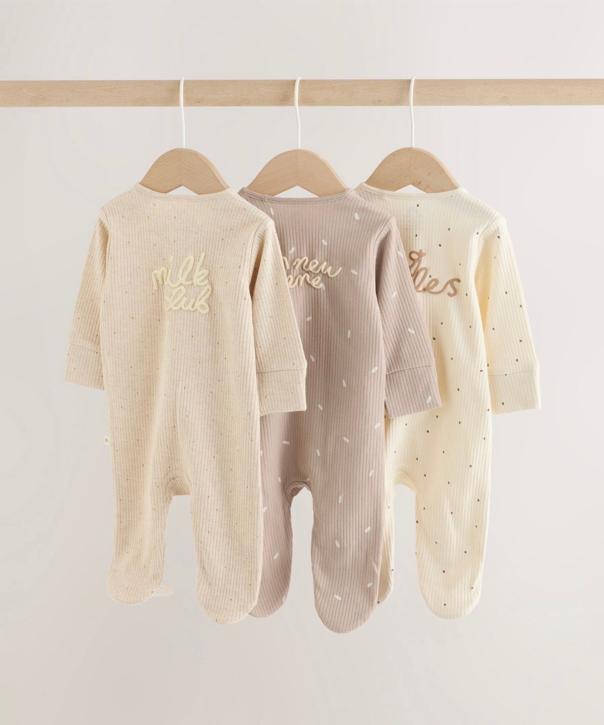 Next 3-Pack Sleepsuits