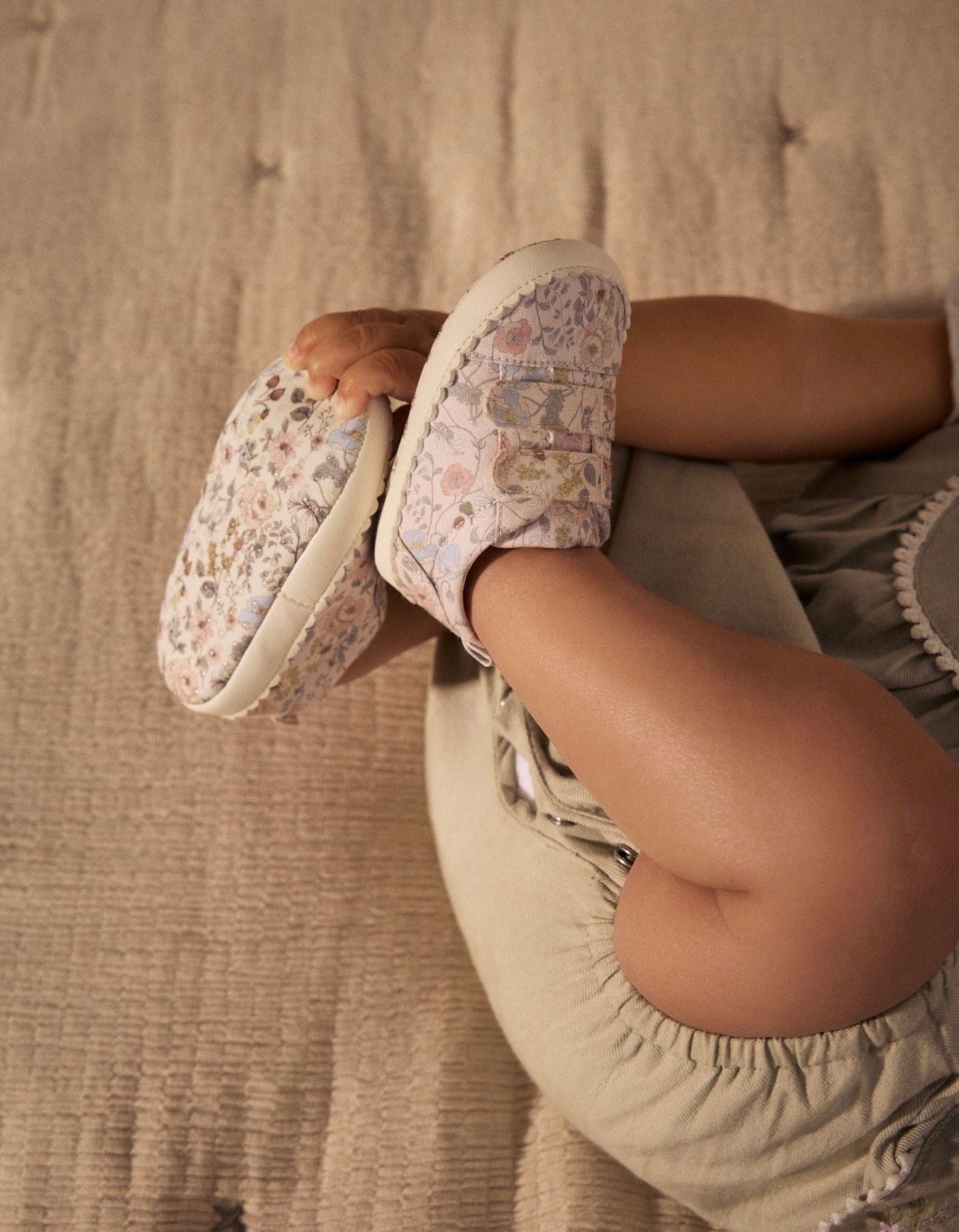 Next Floral Baby Trainers