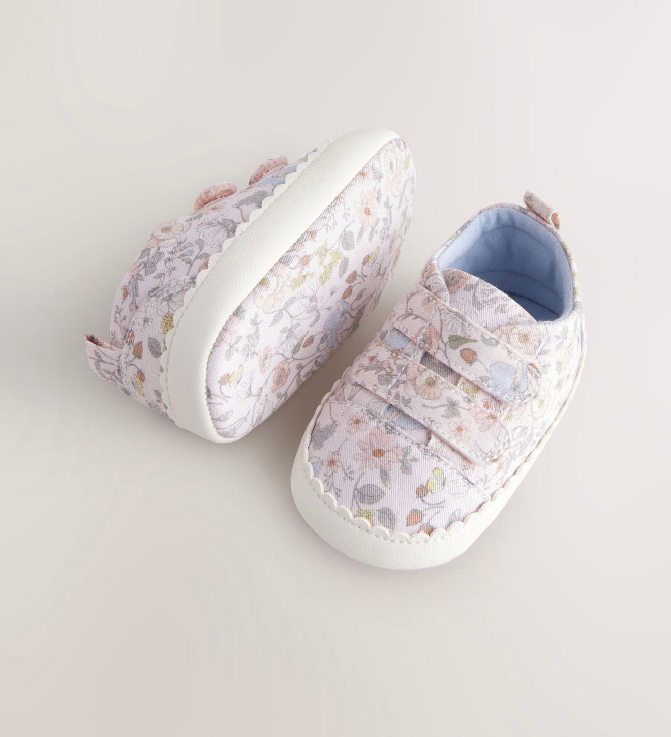 Next Floral Baby Trainers
