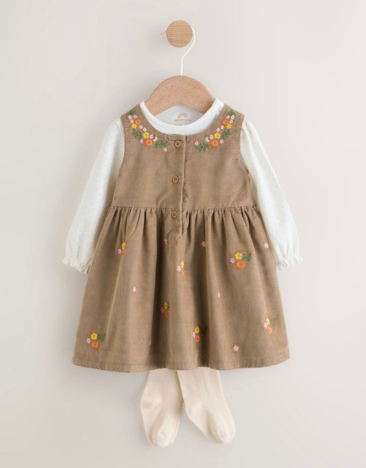 Next Embroided dress and bodysuit