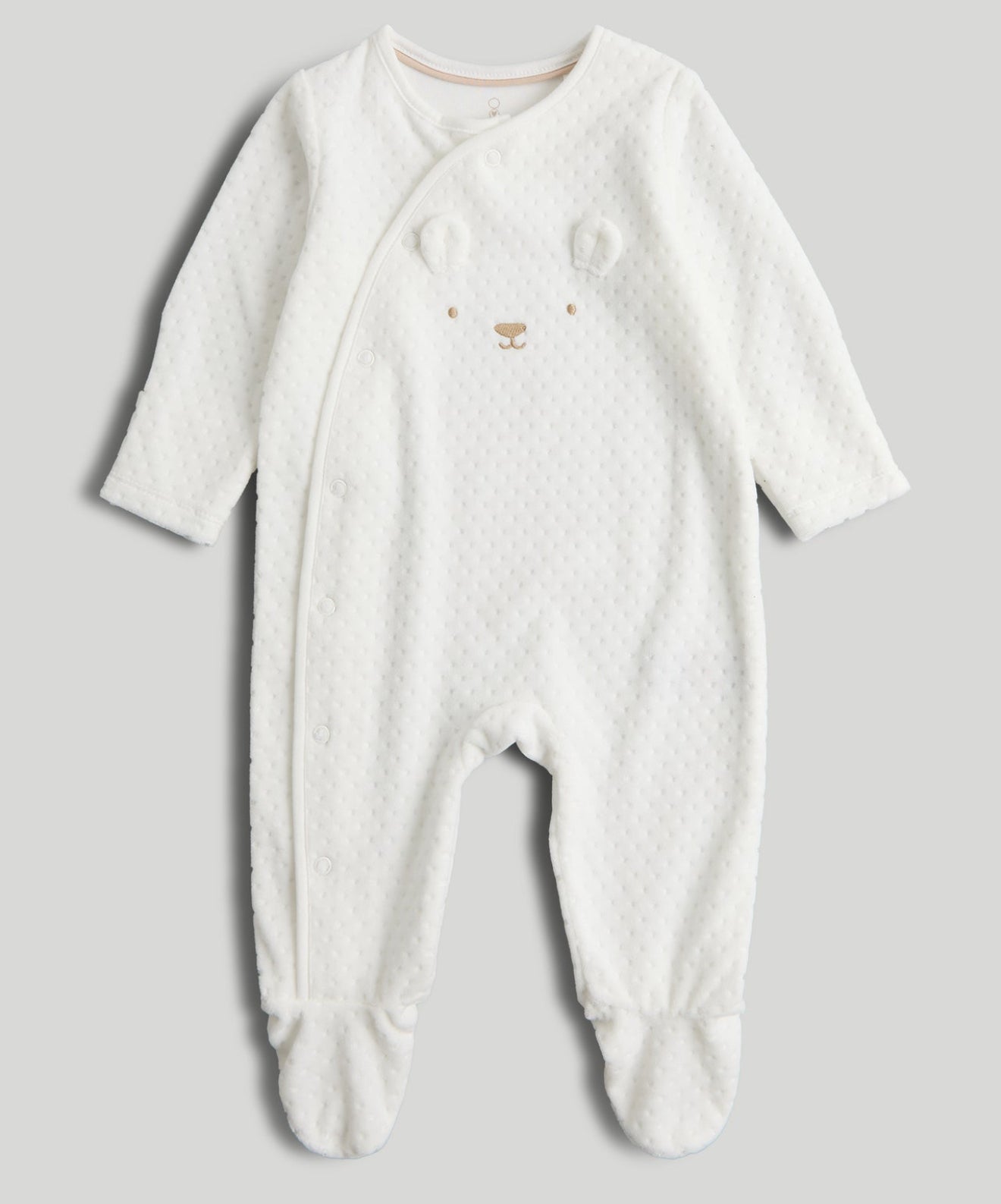 Mothercare Velour Sleepsuit