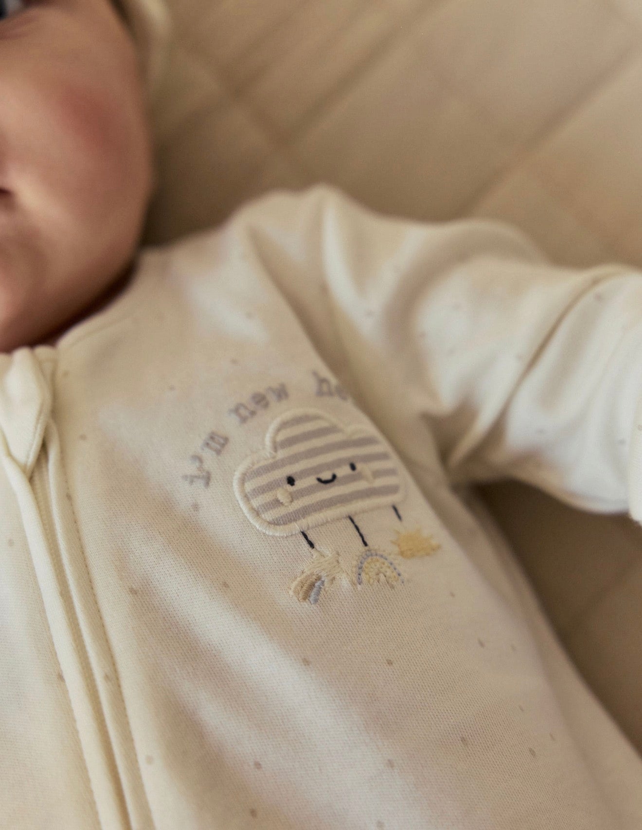 Next Cotton Sleepsuit with Hat