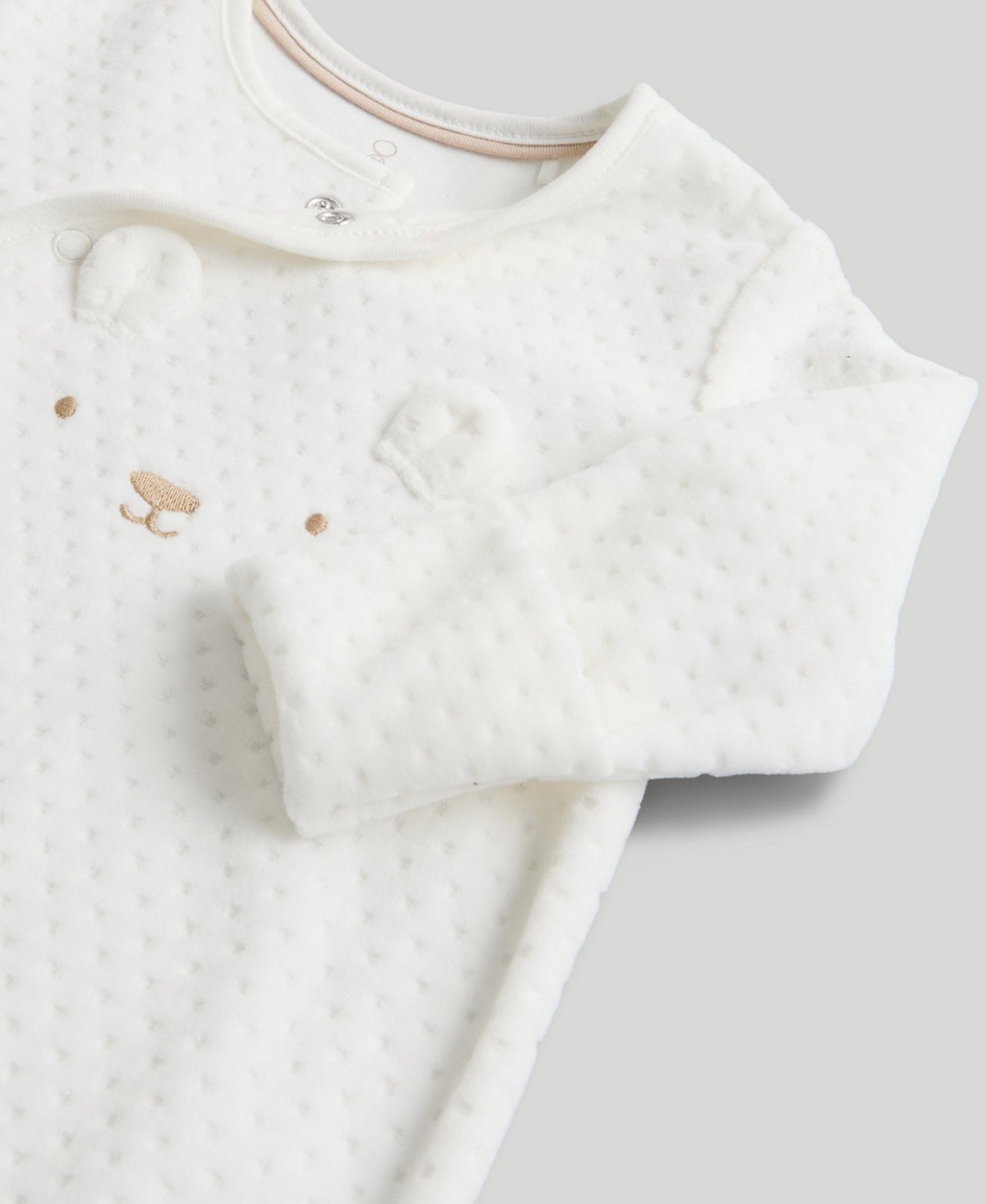 Mothercare Velour Sleepsuit