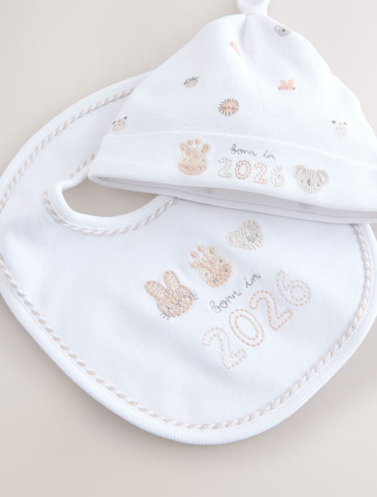 Bib and hat set