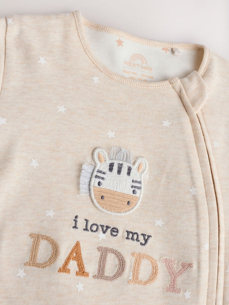 Next Neutral sleepsuit two way zip
