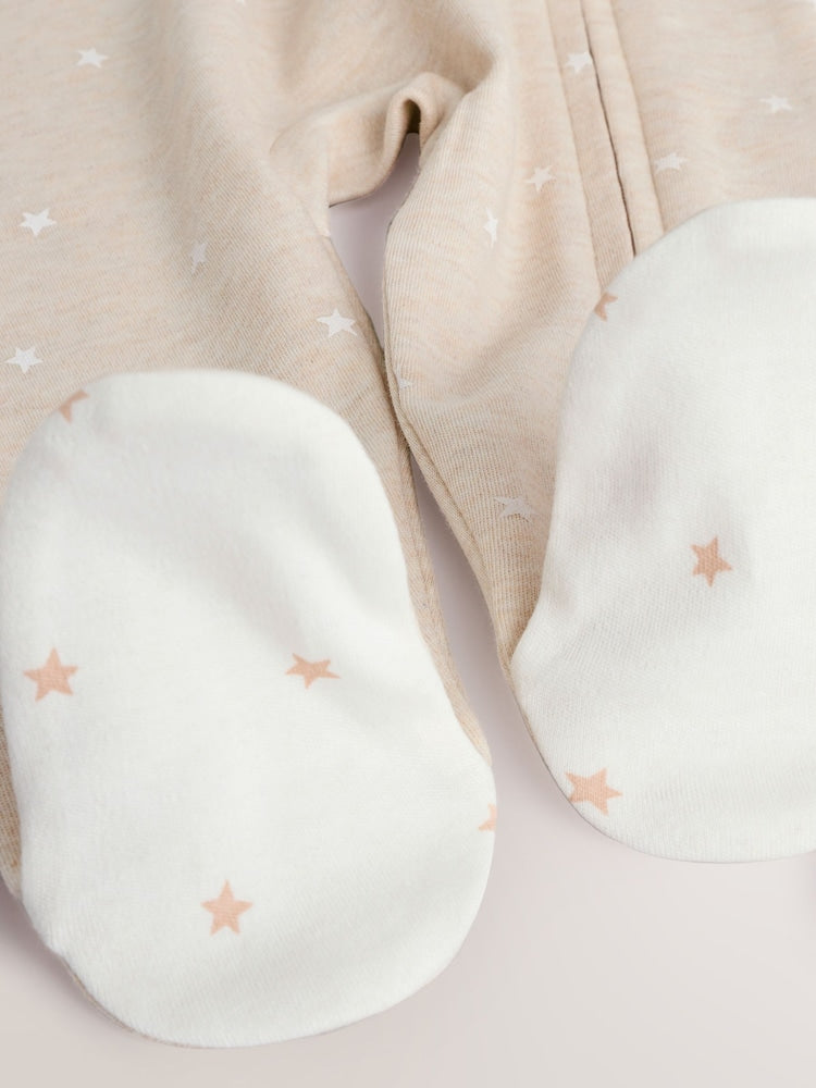 Next Neutral sleepsuit two way zip