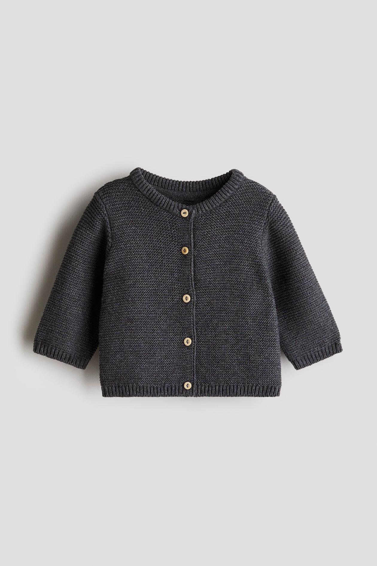 H&M grey knitted cardigan