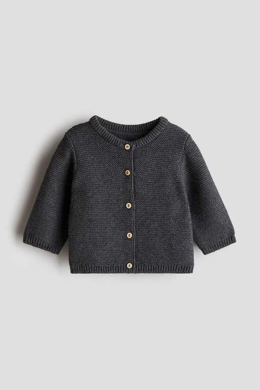 H&M grey knitted cardigan