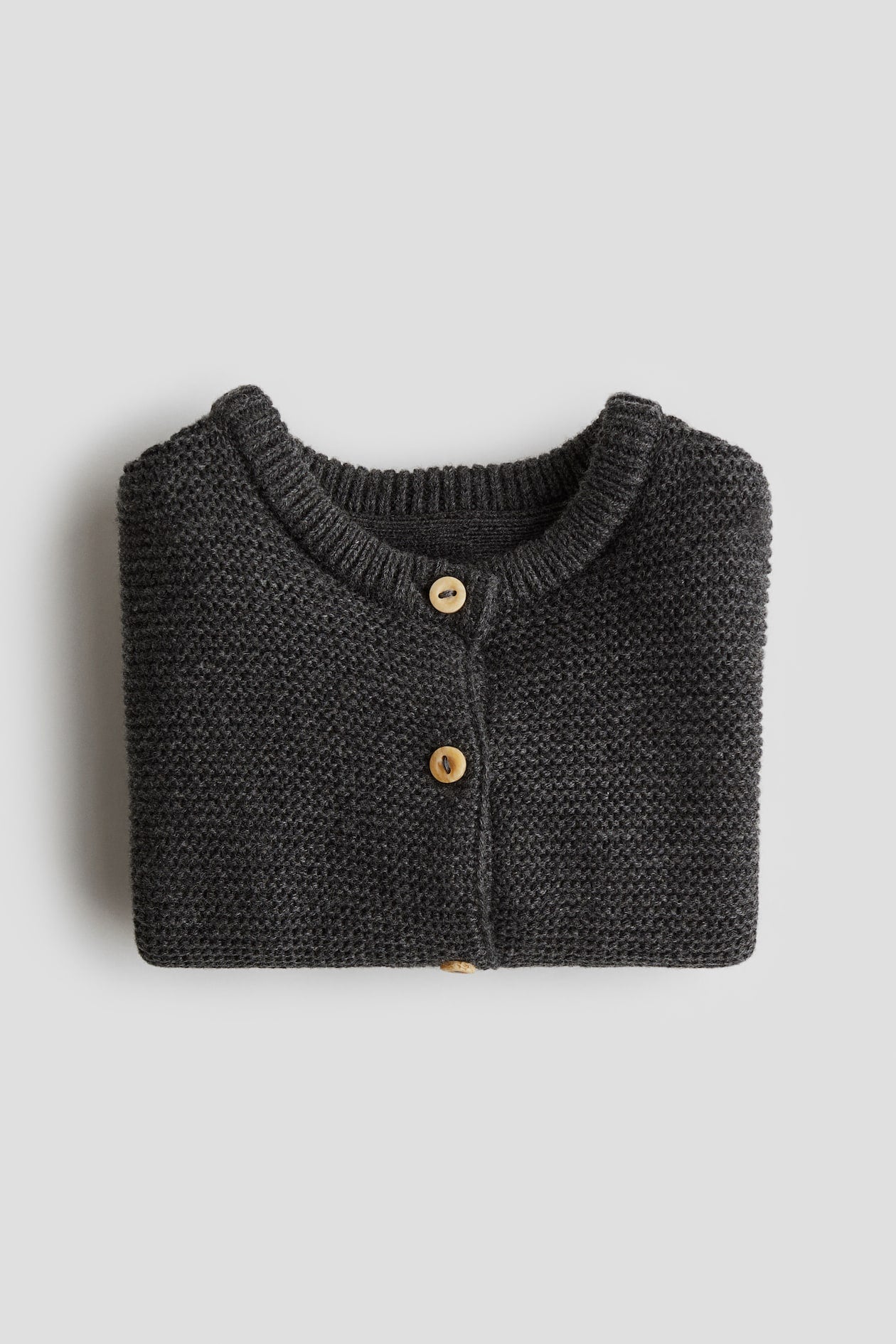 H&M grey knitted cardigan