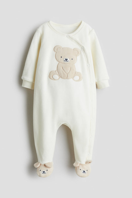 H&M Velour Sleepsuit