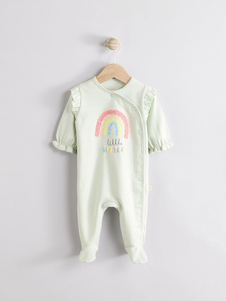Next Sage green Sleepsuit
