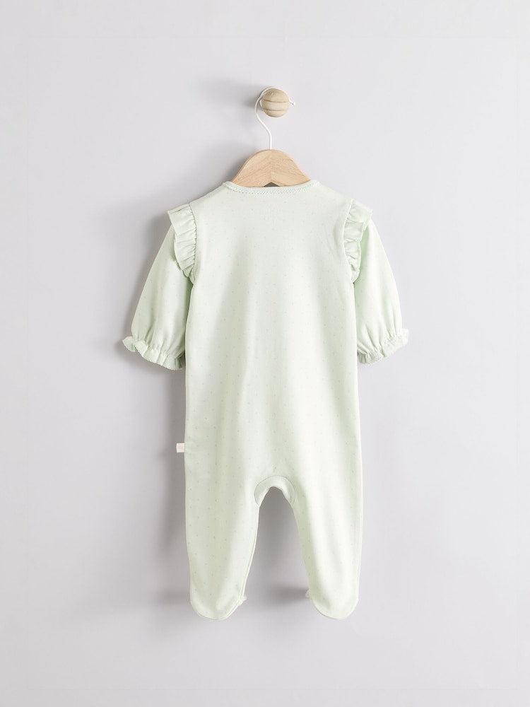Next Sage green Sleepsuit