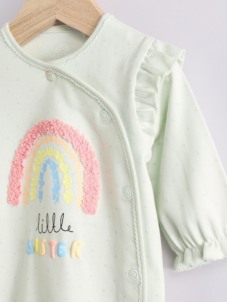 Next Sage green Sleepsuit