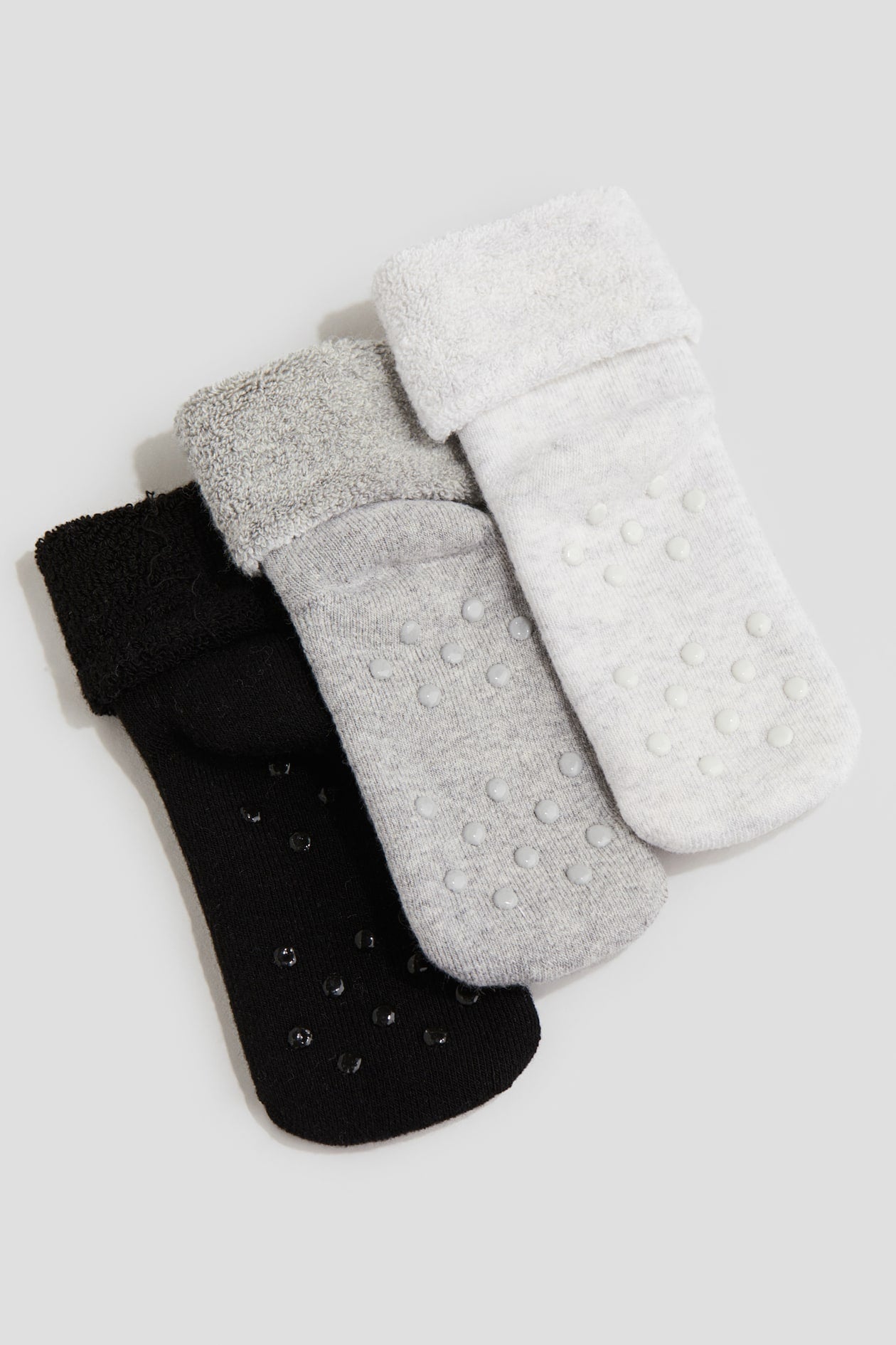 5-PACK ANTI-SLIP TERRY SOCKS