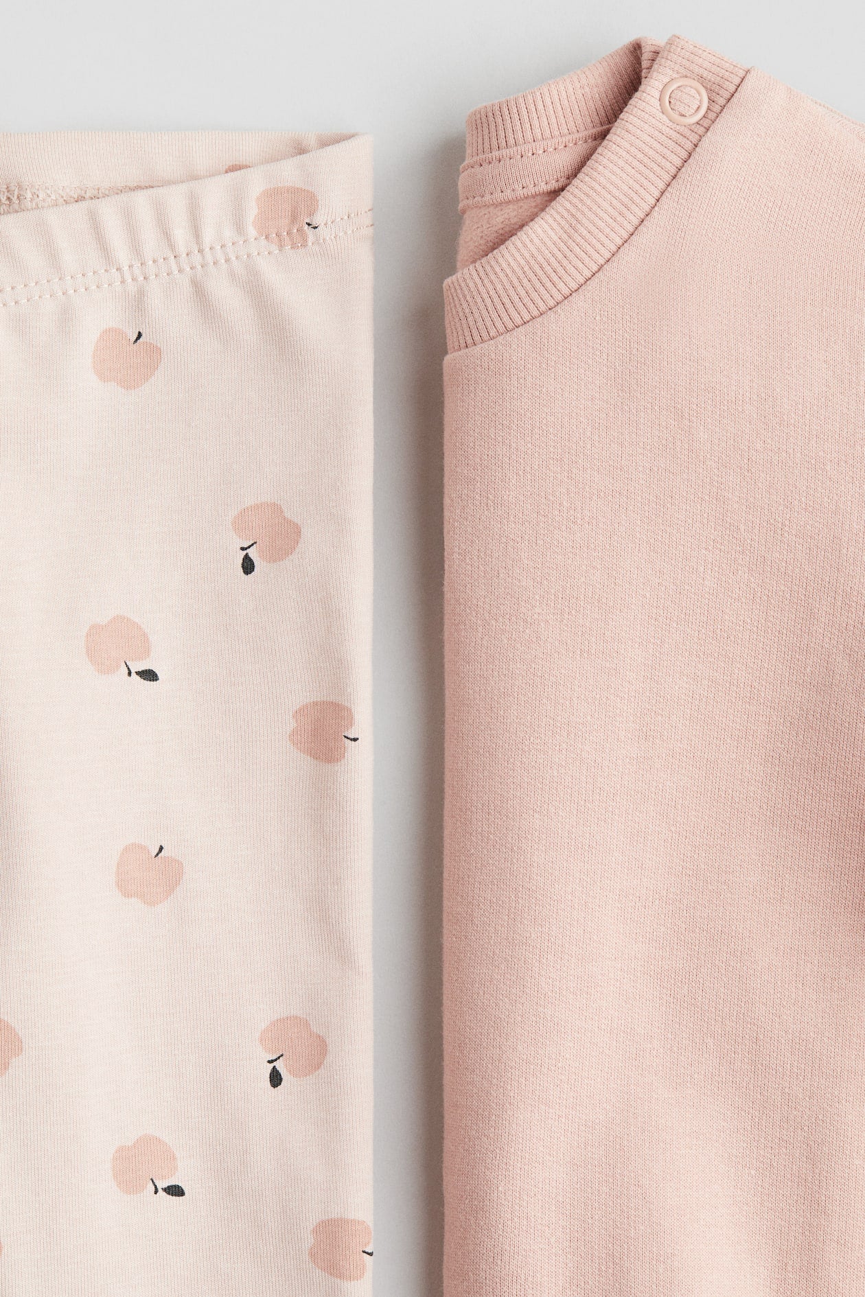 H&M 2-PIECE SWEATSHIRT AND LEGGINGS SET