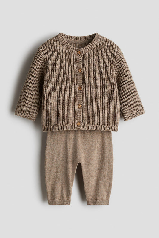 2-PIECE COTTON-KNIT SET