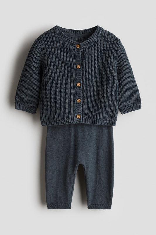 2-PIECE COTTON-KNIT SET
