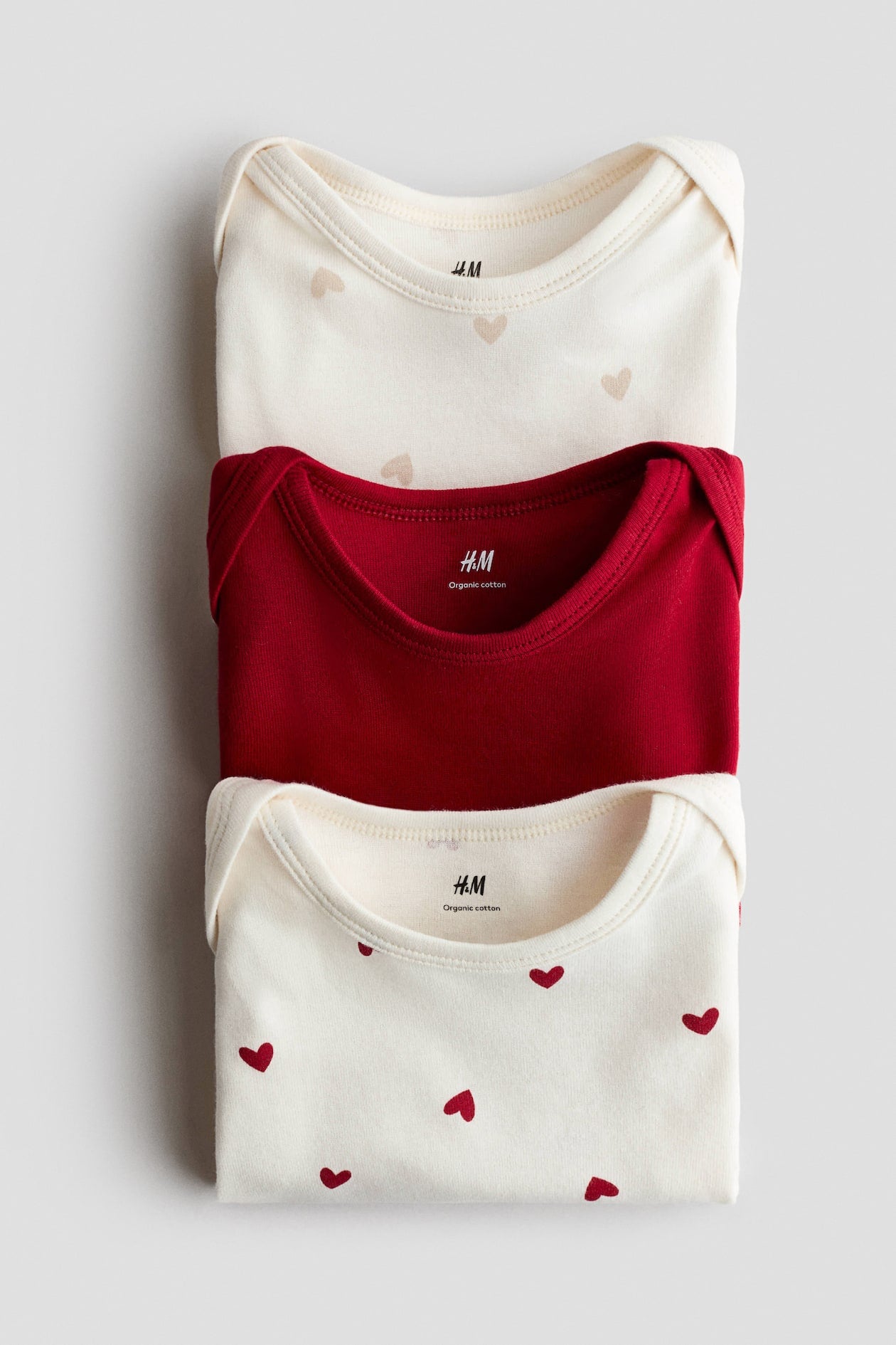 H&M 3-PACK PRINTED JERSEY BODYSUITS