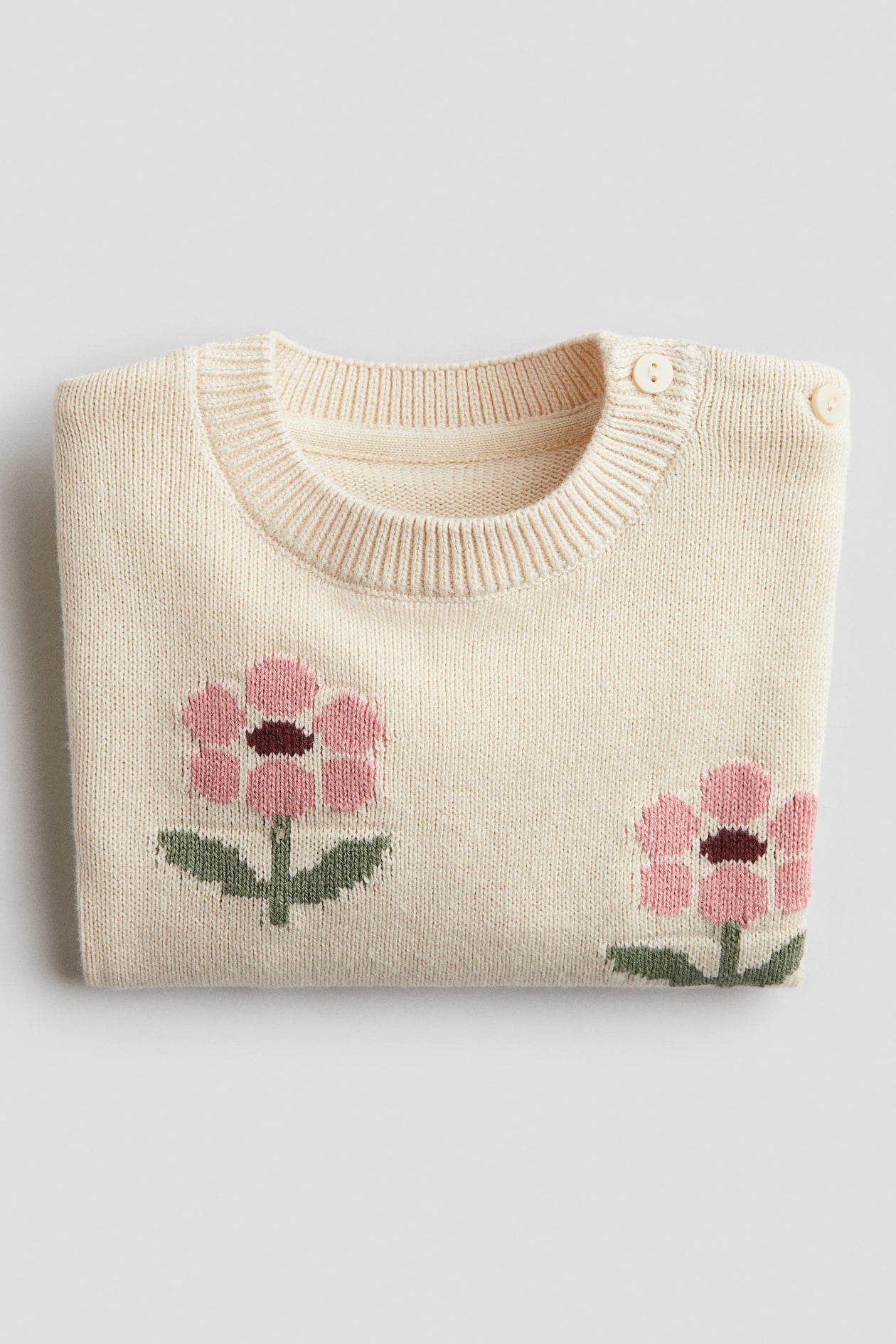 H&M JACQUARD-KNIT SWEATER