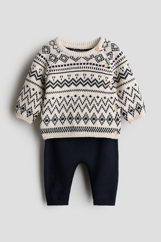 2-PIECE COTTON-KNIT SET