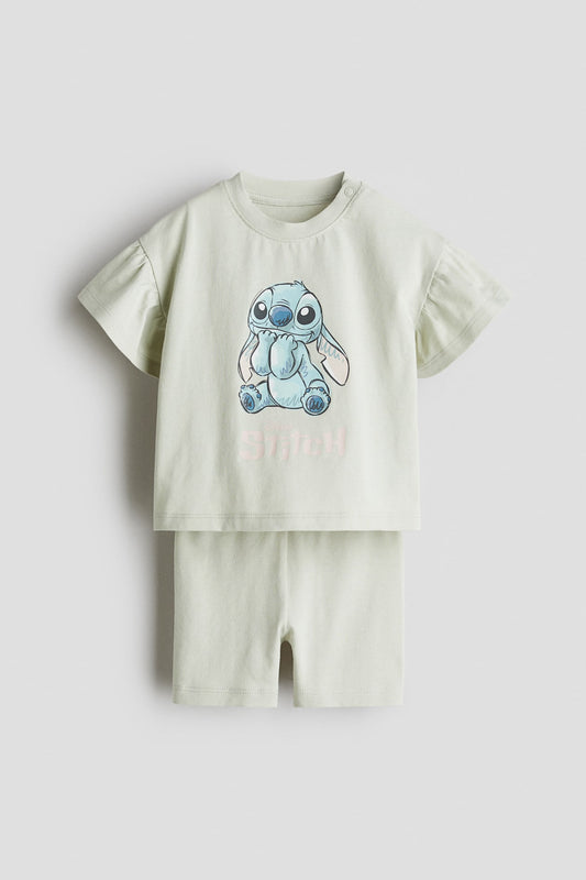 H&M 2 Pieces Printed Cotton Set