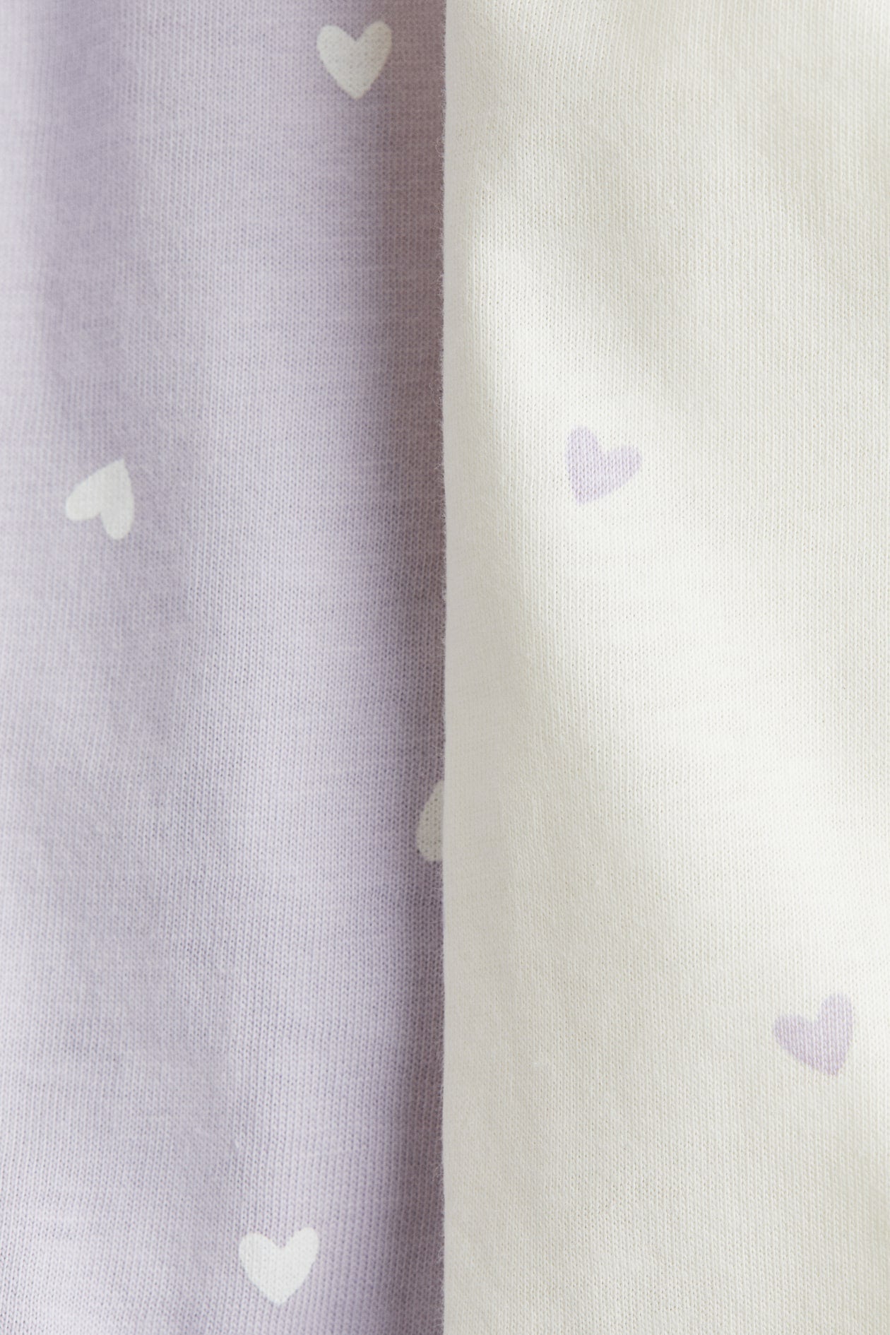 H&M 2 Pack Cotton Sleepsuit