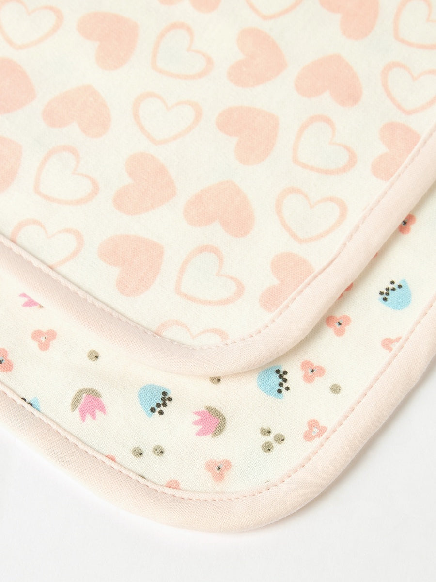 4 Pack - Bib and Burp Set
