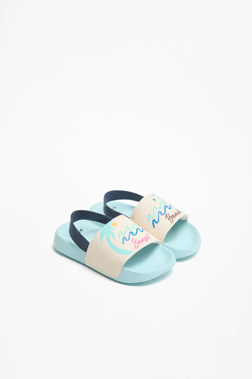 Lefties Printed Pool Slippers
