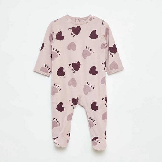 Hearts sleepsuit