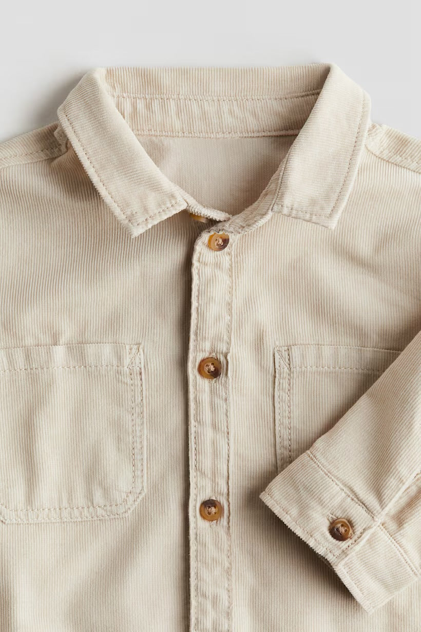 Cotton corduroy shirt