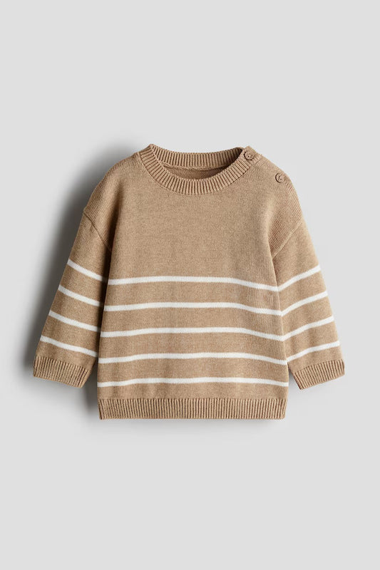 Cotton knit jumper