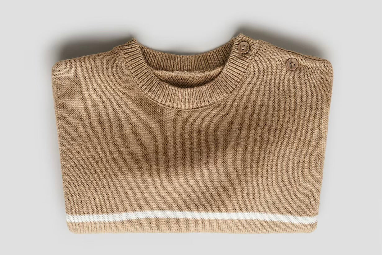 Cotton knit jumper