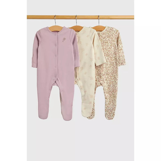 3 pieces sleepsuit-Wildflower