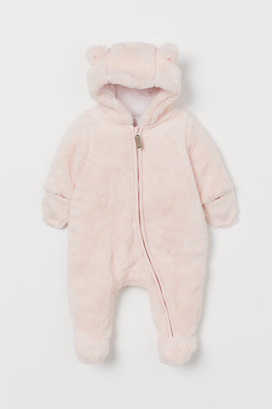 Pile pram suit