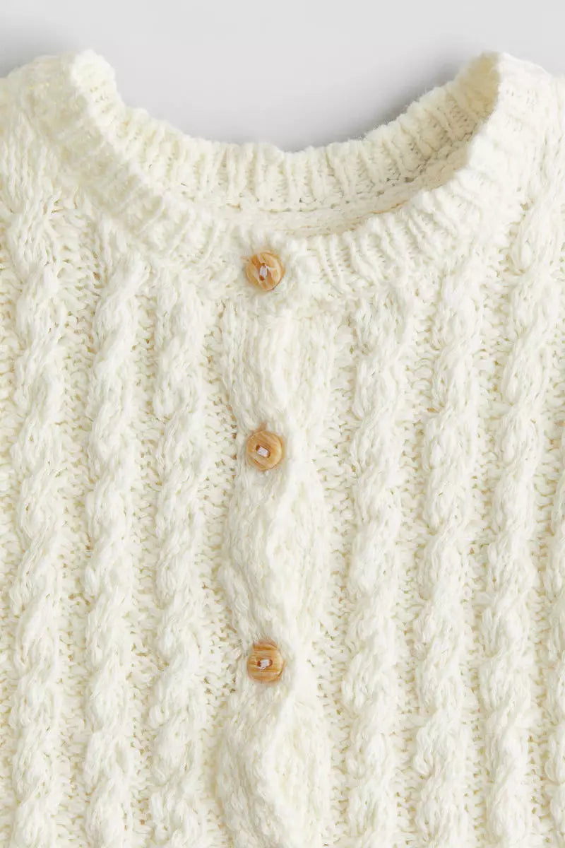 Cotton boucle romper suit