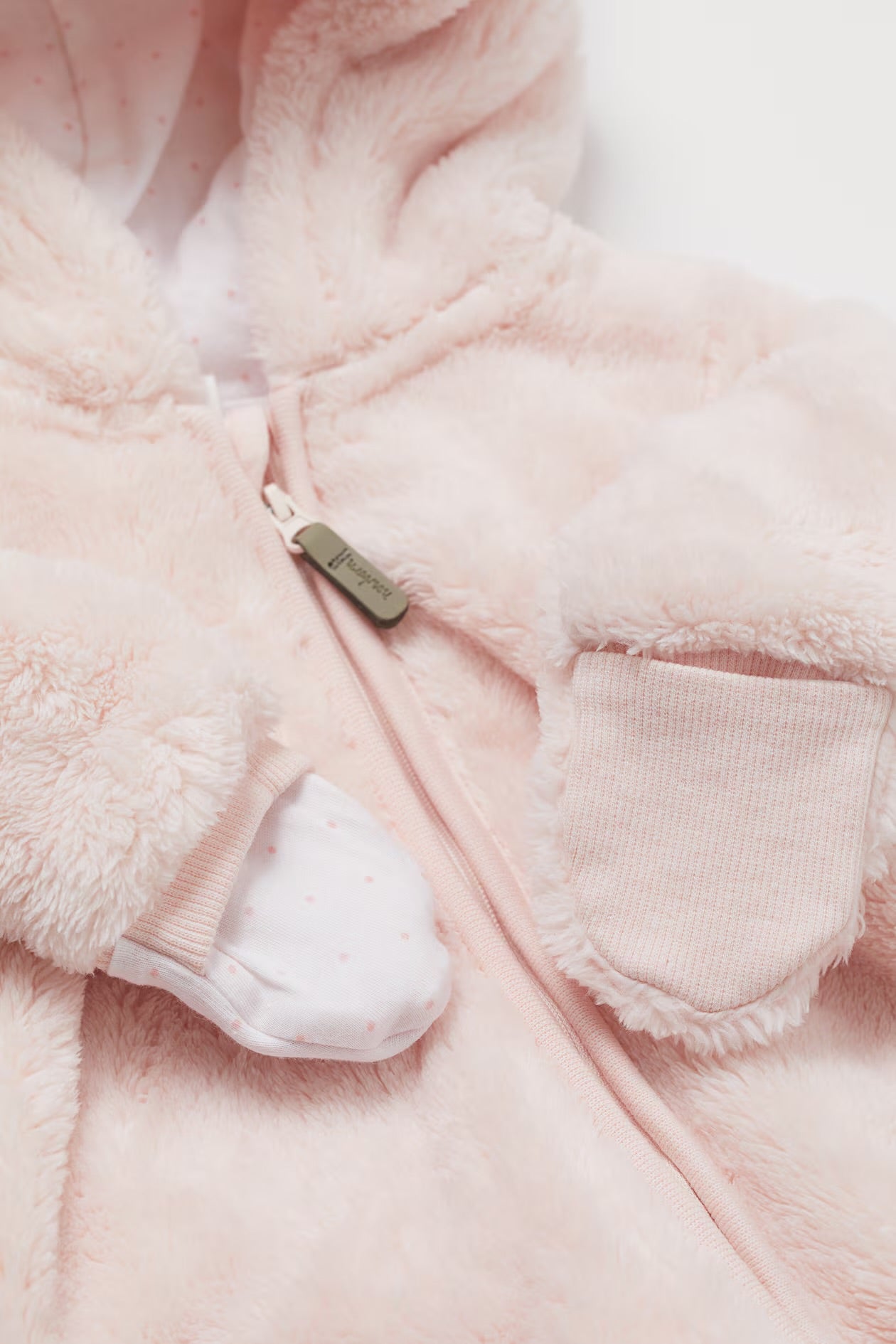 Pile pram suit