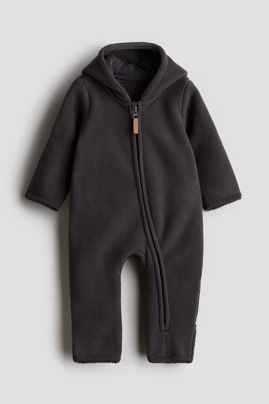 Fleece hooded suit