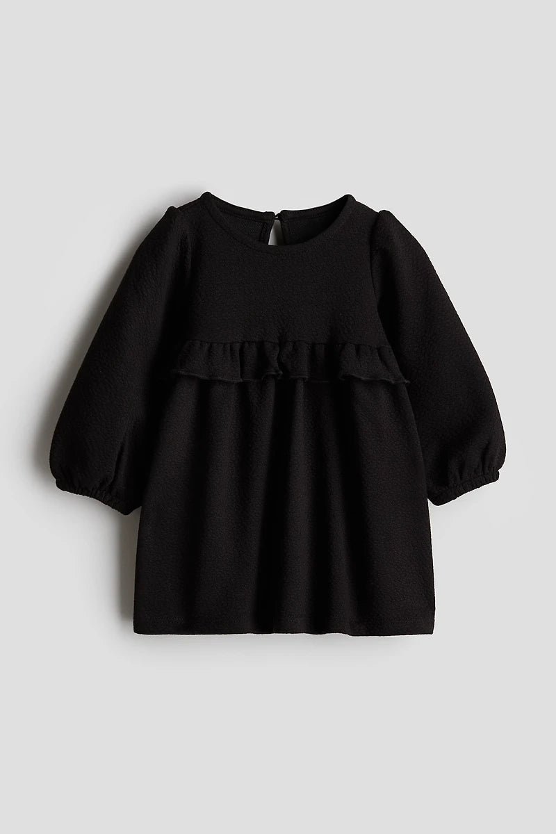 Ruffle trimmed dress