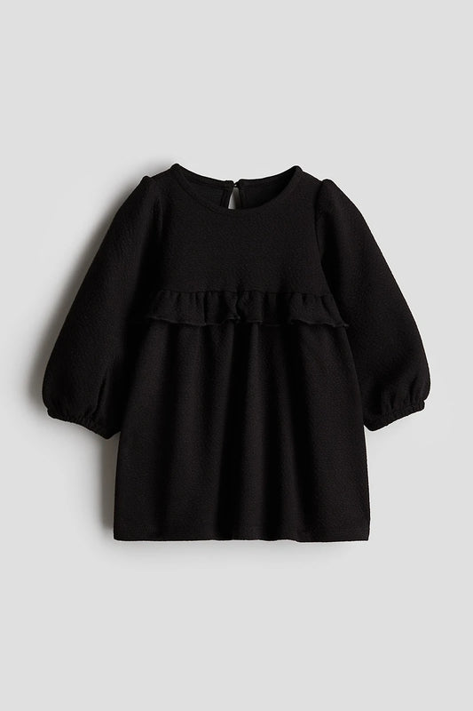 Ruffle trimmed dress