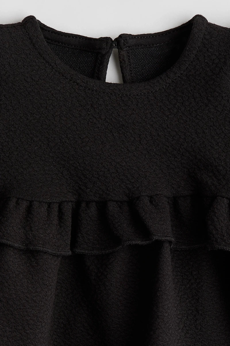 Ruffle trimmed dress