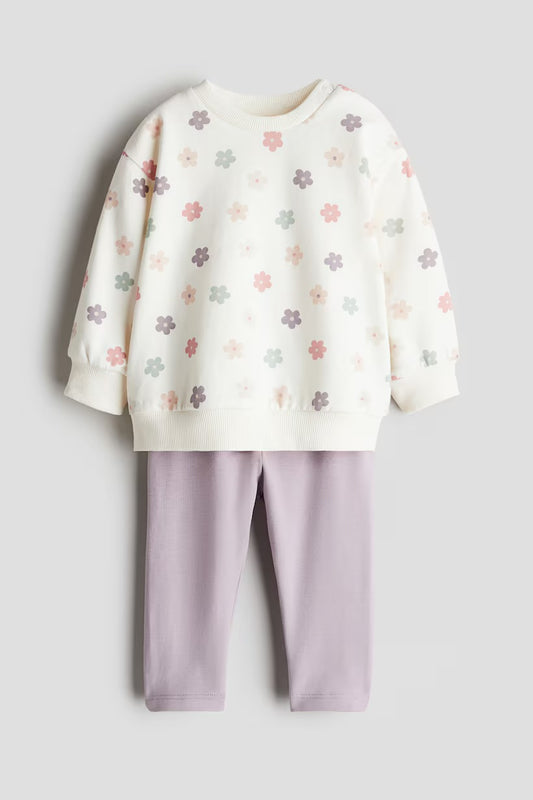 2 pieces sweatshirt and legging set