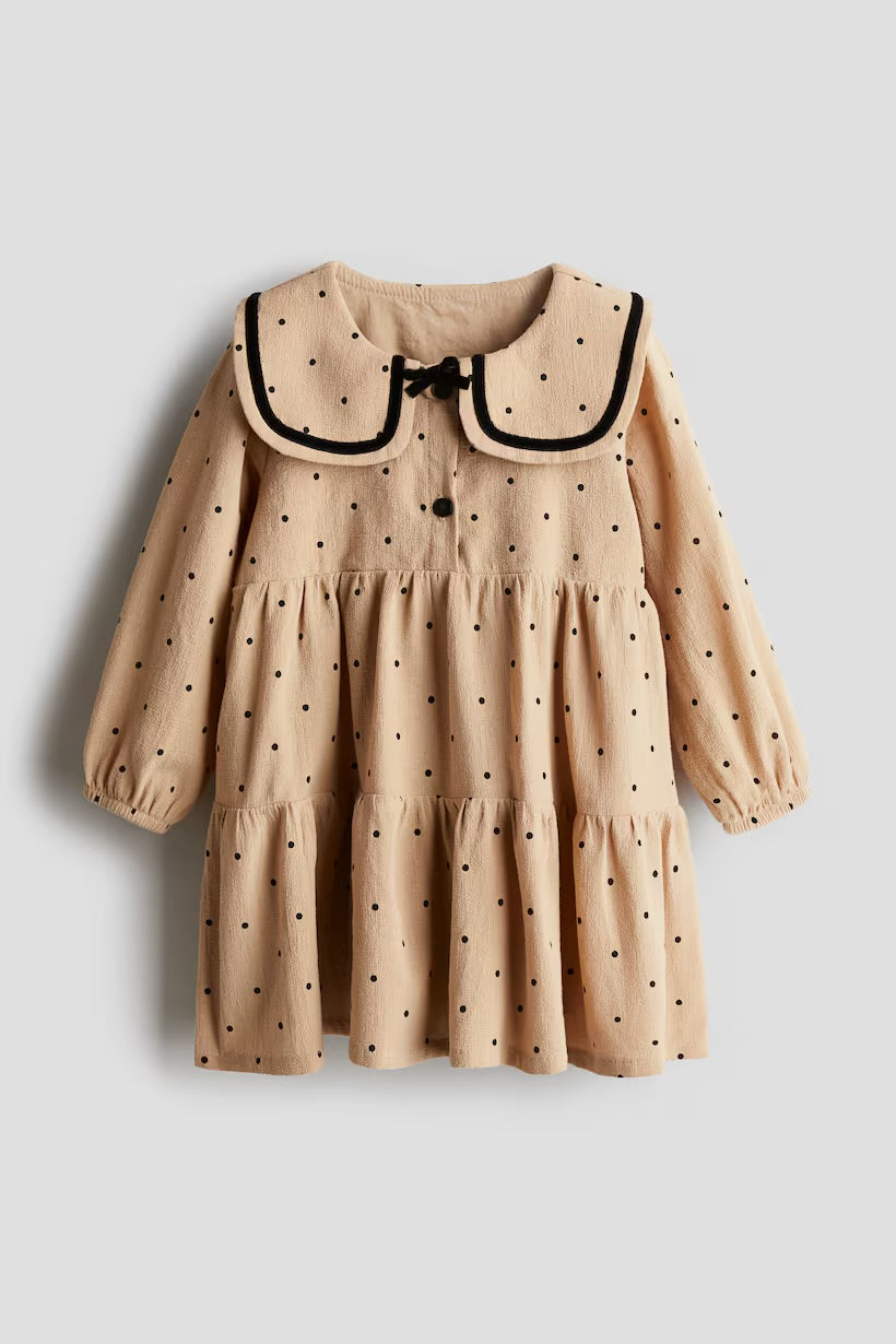 Collared cotton dress